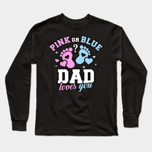 Gender reveal dad Long Sleeve T-Shirt